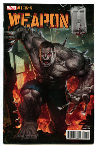 Weapon H #1 Skan 1:10 Variant Cover NM Marvel Comics 2018 Wolverine Hulk