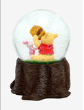 Winnie the Pooh & Piglet w/Honey Hundred Acres Wood Snow Globe Disney New Sealed
