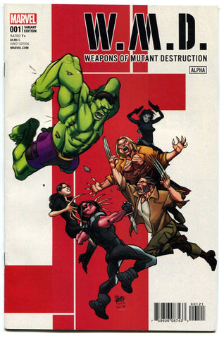 Weapons of Mutant Destruction Alpha #1 W.M.D. Variant Cover VF Batch H Marvel