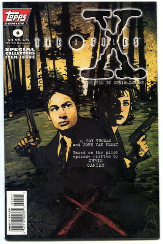 The X-Files #0 Topps Comics 1996 Based on the Pilot TV Episode Mulder Scully - redrum comics
