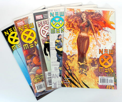 New X-Men #134 135 136 137 138 lot run 1st Kid Omega Quentin Quire Marvel 2002